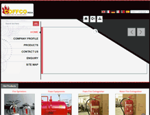 Tablet Screenshot of coffcofire.com